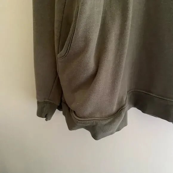 Natural Life Cotton Sweatshirt Green Moose Graphic Womens Size Large - Picture 5 of 6